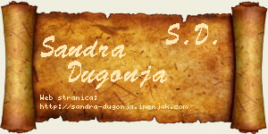 Sandra Dugonja vizit kartica